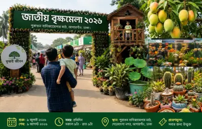 জাতীয় বৃক্ষমেলা ২০২৬: সবুজের ছোঁয়ায় এক দারুণ পারিবারিক ভ্রমণের অভিজ্ঞতা
